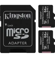 Карта пам'яті Kingston 64GB Class 10 Canvas Select Plus 100R A1 (SDCS2/64GB-2P1A)