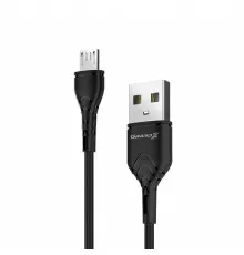 Дата кабель USB 2.0 AM to Micro 5P 1.0m Grand-X (PM-03B)