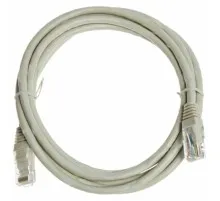 Патч-корд 2м, UTP, cat.6, CU, 24AWG, grey Kingda (KD-PAUT6200GY)