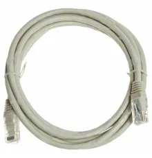 Патч-корд 2м, UTP, cat.6, CU, 24AWG, grey Kingda (KD-PAUT6200GY)