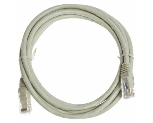 Патч-корд 2м, UTP, cat.6, CU, 24AWG, grey Kingda (KD-PAUT6200GY)
