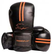 Боксерські рукавички PowerPlay 3016 10oz Black/Orange (PP_3016_10oz_Black/Orange)
