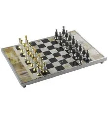 Настольная игра Voltronic Шахматы, черно-белая доска мрамор (9501)