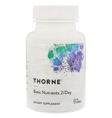 Вітамін Thorne Research Базові Живильні Речовини, Basic Nutrients 2 / Day, 60 капсул (THR-00684)