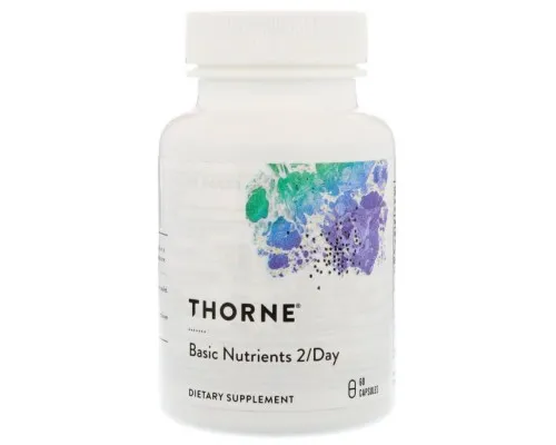 Витамин Thorne Research Базовые Питательные Вещества, Basic Nutrients 2/Day, 60 Кап (THR-00684)