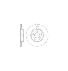 Тормозной диск REMSA 61029.10