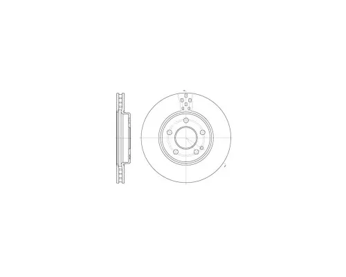 Гальмівний диск REMSA 61029.10