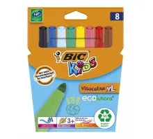 Фломастери Bic Kids Visacolor XL, 8 кольорів (bc8290062)