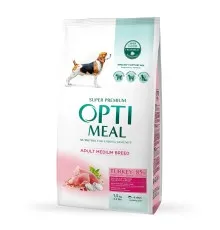 Сухой корм для собак Optimeal для средних пород со вкусом индейки 1.5 кг (4820083905407)