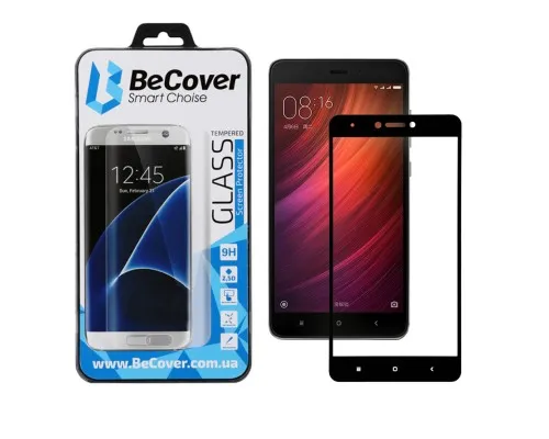 Стекло защитное BeCover Xiaomi Redmi Note 4X Black (701166) (701166)