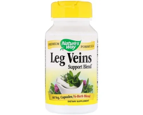 Трави Natures Way Підтримка Вен, Leg Veins Support Blend, 60 капсул (NWY79270)