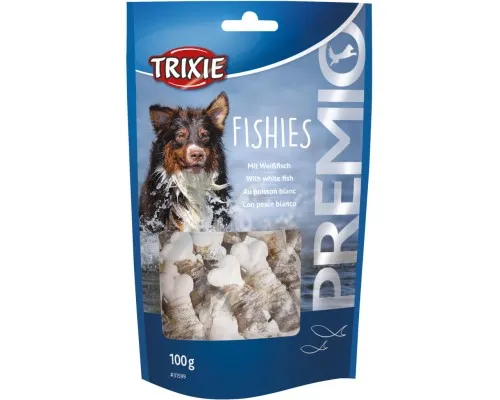 Лакомство для собак Trixie Premio Fishies косточка с рыбой 100 г (4011905315997)