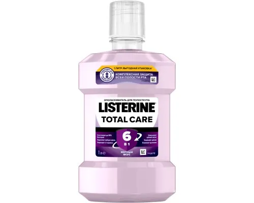 Ополіскувач для порожнини рота Listerine Total Care 1 л (3574661629377)