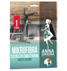 Салфетки для уборки Anna Zaradna из микрофибры двухсторонняя 1 шт. (5903936017676)