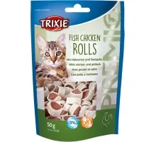 Ласощі для котів Trixie Premio Rolls з куркою та сайдою 50 г (4011905427027)