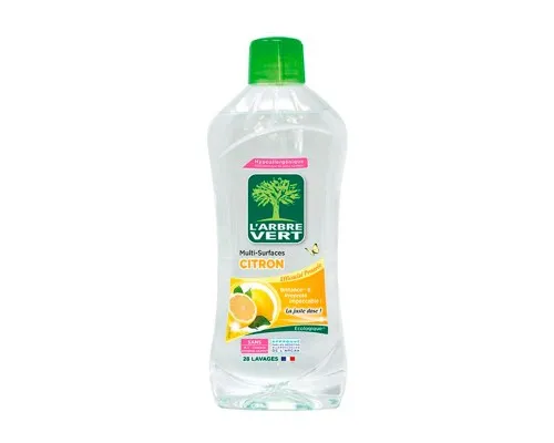 Жидкость для чистки ванн LArbre Vert мультиочиститель Лимон 1 л (3450601026157)