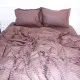 Підковдра MirSon Satin Stripe 30-0006 Dark Brown 200х220 см (2200005249611)