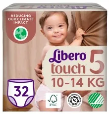 Підгузки Libero Touch Pants Розмір 5 (10-14 кг) 32 шт (7322541739571)