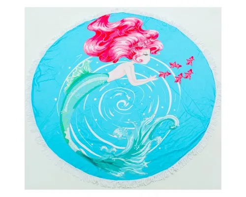 Полотенце MirSon пляжное №5058 Summer Time Mermaid 150x150 см (2200003180848)