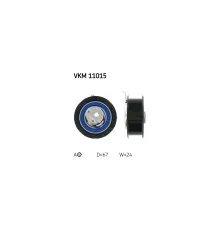 Ролик натягувача ременя SKF VKM 11015