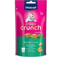 Лакомство для котов Vitakraft Crispy Crunch подушечки для зубов с мятой 60 г (4008239288134)