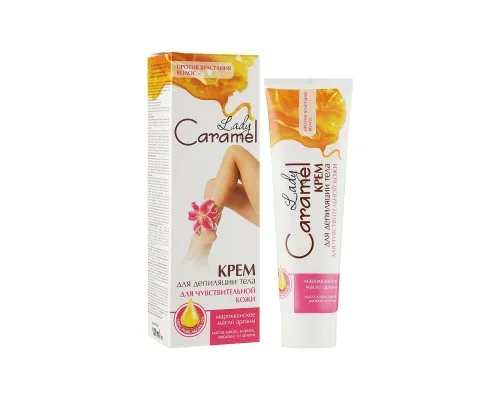 Крем для депіляції Caramel для чутливої шкіри тіла 100 мл (4823015920271)