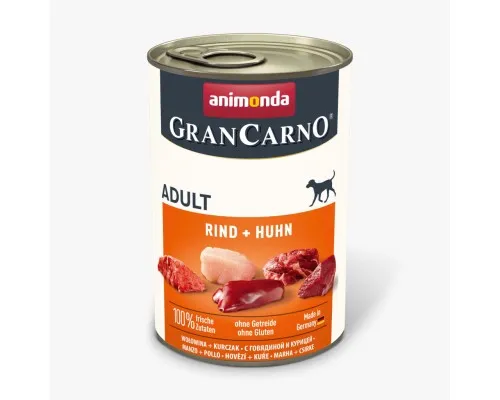 Консервы для собак Animonda GranCarno Adult Beef + Chicken 400 г (4017721827324)
