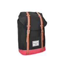Рюкзак школьный Bodachel 46*16*30 см Черный (BS09-02)