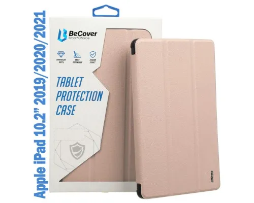 Чохол до планшета BeCover Tri Fold Soft TPU Silicone Apple iPad 10.2 2019/2020/2021 Pink (708516)