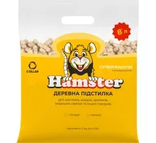 Наполнитель для туалета Super Cat Hamster Деревянный впитывающий с запахом лаванды 2 кг (3.4 л) (5705)