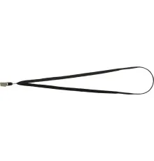 Шнурок для бейджа Buromax с металлическим клипом, черный (BM.5427)
