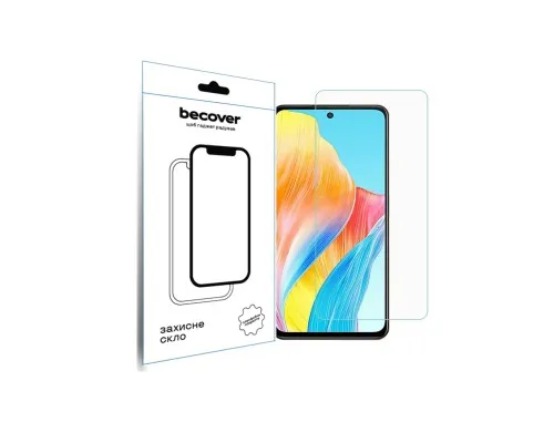 Скло захисне BeCover Oppo A98 5G 3D Crystal Clear Glass (709773)