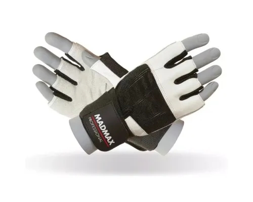 Перчатки для фитнеса MadMax MFG-269 Professional White M (MFG-269-White_M)