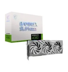 Відеокарта MSI GeForce RTX4080 16Gb GAMING X SLIM WHITE (RTX 4080 16GB GAMING X SLIM WHITE)