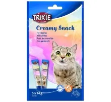 Ласощі для котів Trixie Creamy Snacks креветки 5х14 г (4011905426822)