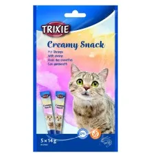 Ласощі для котів Trixie Creamy Snacks креветки 5х14 г (4011905426822)