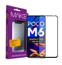 Стекло защитное MAKE Xiaomi Poco M6 Pro (MGF-XPM6P)