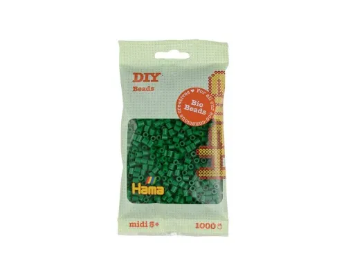 Набор для творчества Hama БИО зеленые бусины, 1000 шт термомозаика (HM-190-010)