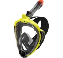 Маска для плавання Aqua Speed Drift 9936 чорний, жовтий 249-38 S/M (5908217699367)