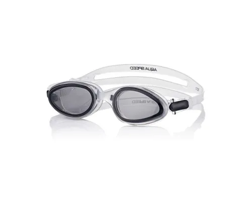 Окуляри для плавання Aqua Speed Sonic 073-01 6509 чорний, прозорий OSFM (5908217665096)