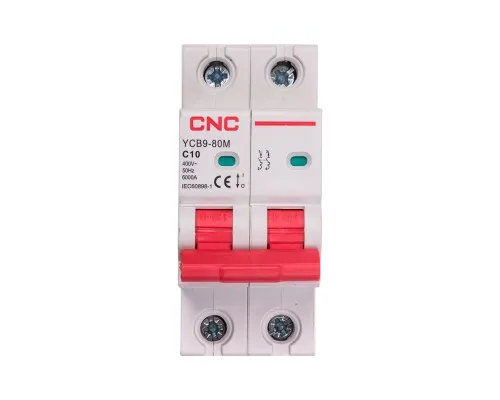 Автоматичний вимикач CNC YCB9-80M 2P C10 6ka (NV821488)
