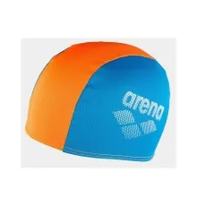 Шапка для плавання Arena Polyester II JR 002468-730 блакитний, помаранчеви (3468336218143)