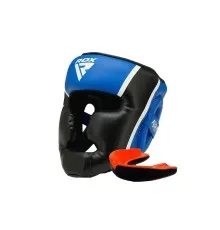 Боксерский шлем RDX Aura Plus T-17 Blue/Black XL (HGR-T17UB-XL+)