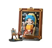 Конструктор LOZ mini Дівчина з перловою сережкою без фігурок (1287)