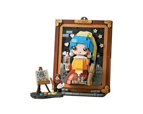 Конструктор LOZ mini Дівчина з перловою сережкою без фігурок (1287)