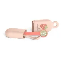 Набор детской посуды Suavinex Go natural (футляр, ложка, клипса) розовый (308053)