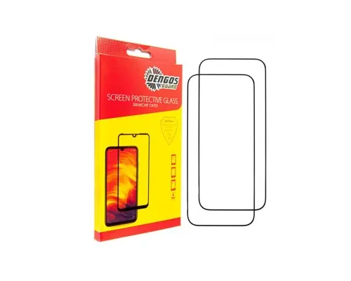 Стекло защитное Dengos iPhone 15 2шт. (DG-TG2P-34)