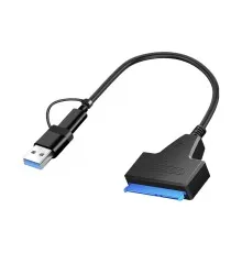 Адаптер USB3.0 Type-A/C HDD 2,5" SATA II/III / SSD Dynamode (DM-AD-SATA-U3)