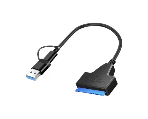 Адаптер USB3.0 Type-A/C HDD 2,5" SATA II/III / SSD Dynamode (DM-AD-SATA-U3)