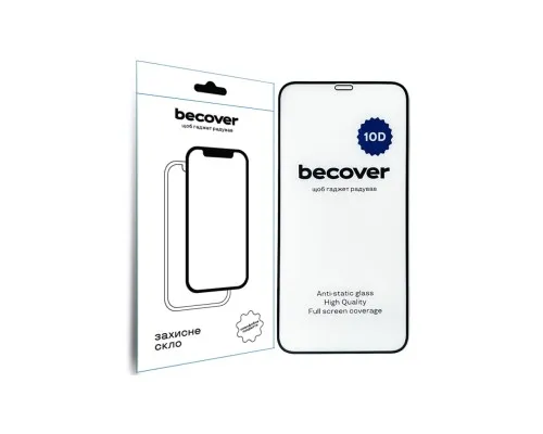 Скло захисне BeCover Apple iPhone 11 10D Black (711323)